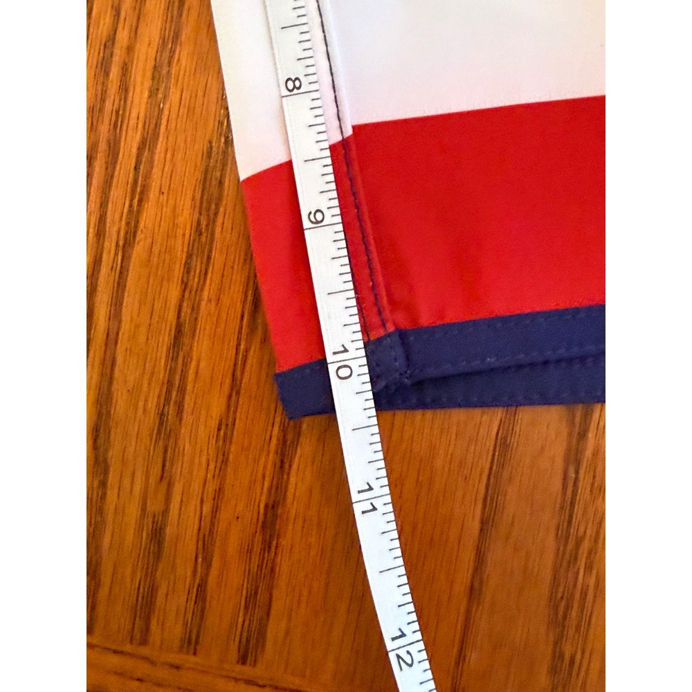 Old Navy Board Shorts Mens 40 Red White Blue New American Flag Built-In Flex - Picture 6 of 6